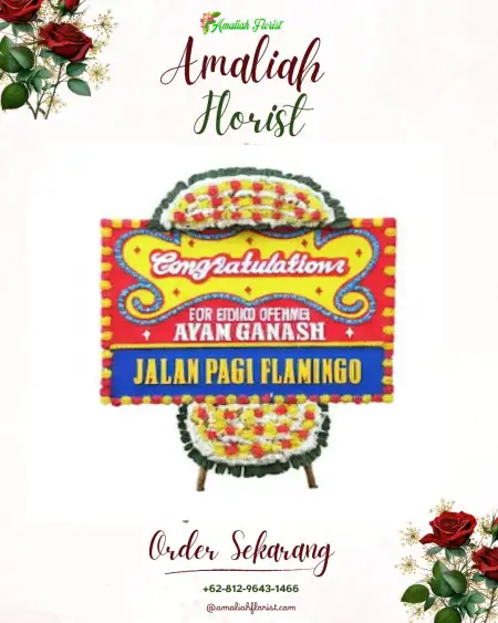 Sewa Papan Bunga Jambangan